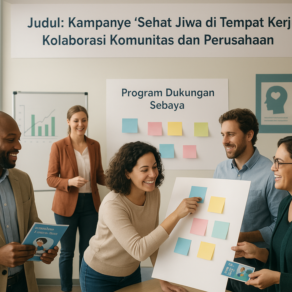 Kampanye 'Sehat Jiwa di Tempat Kerja' Kolaborasi Komunitas dan Perusahaan