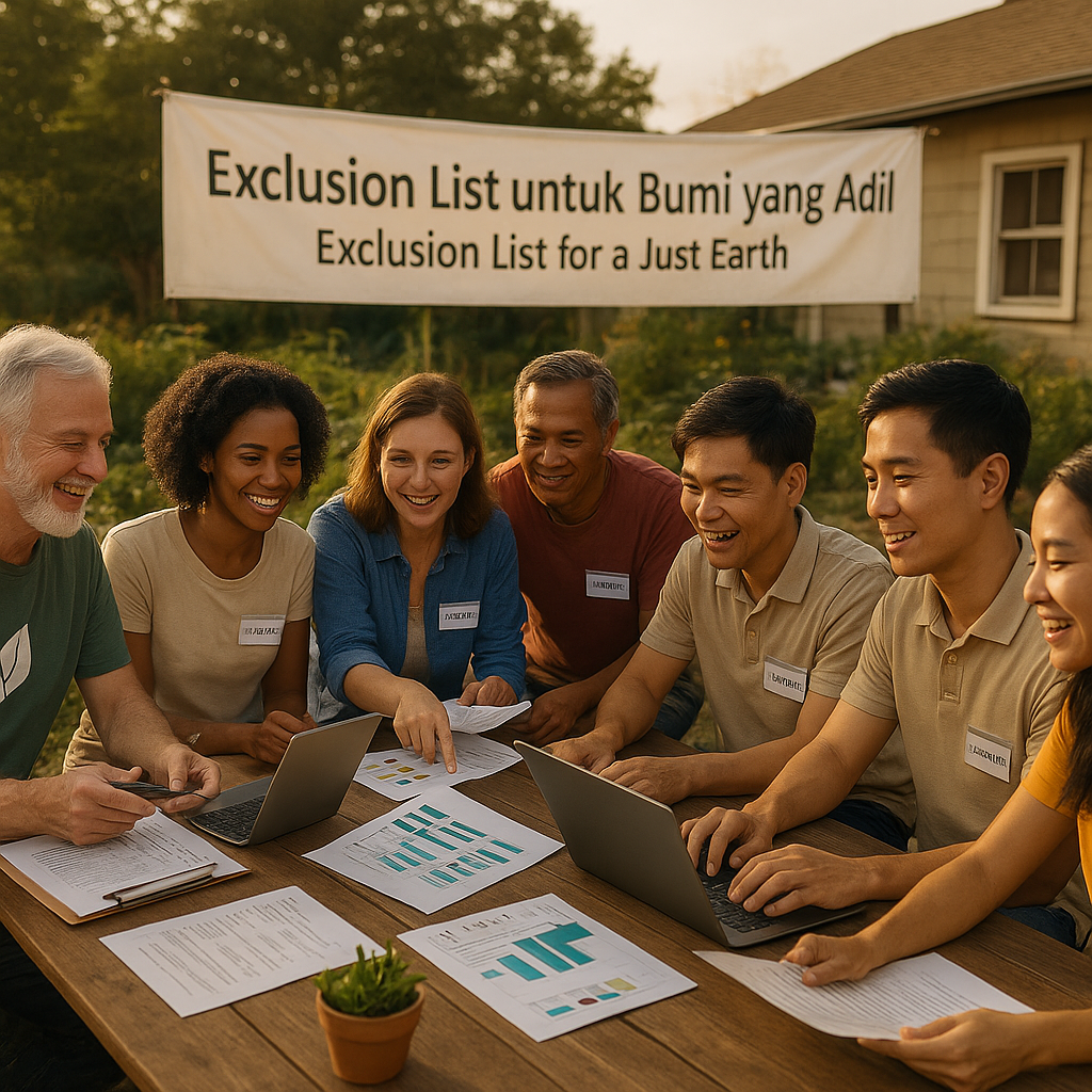 Exclusion List untuk Bumi yang Adil: Kolaborasi Warga Awasi Investasi yang Merusak