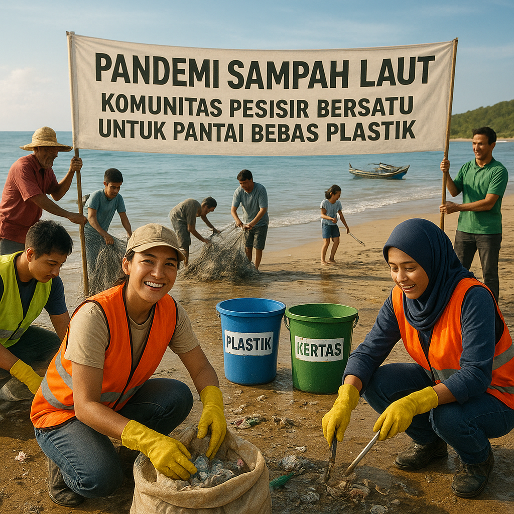 Pandemi Sampah Laut: Komunitas Pesisir Bersatu untuk Pantai Bebas Plastik