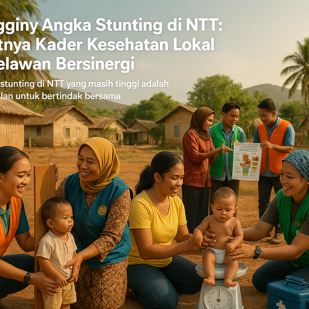 Tingginya Angka Stunting di NTT: Saatnya Kader Kesehatan Lokal & Relawan Bersinergi