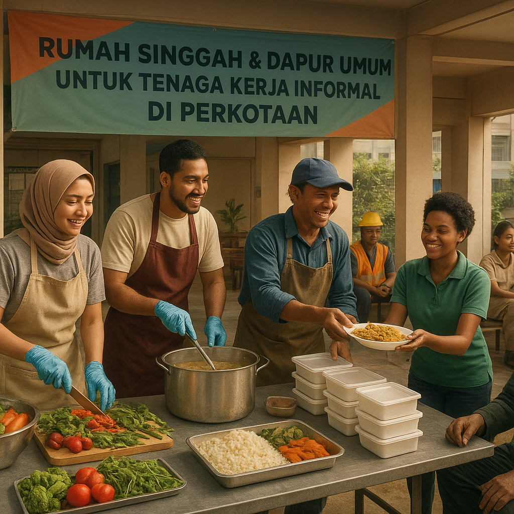 Rumah Singgah & Dapur Umum untuk Tenaga Kerja Informal di Perkotaan