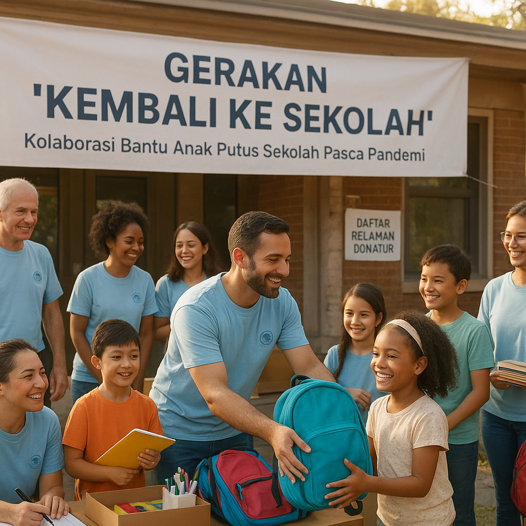 Gerakan 'Kembali ke Sekolah': Kolaborasi Bantu Anak Putus Sekolah Pasca Pandemi