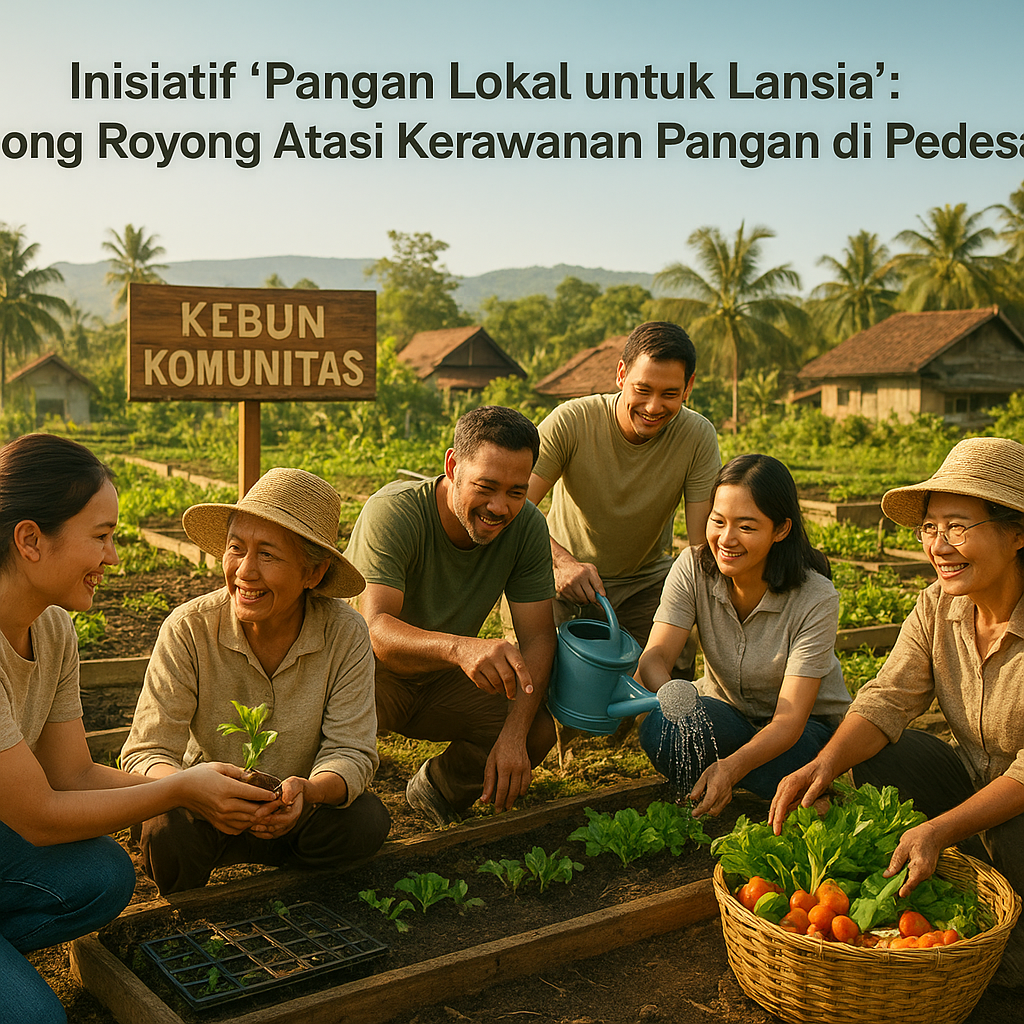 Inisiatif 'Pangan Lokal untuk Lansia': Gotong Royong Atasi Kerawanan Pangan di Pedesaan