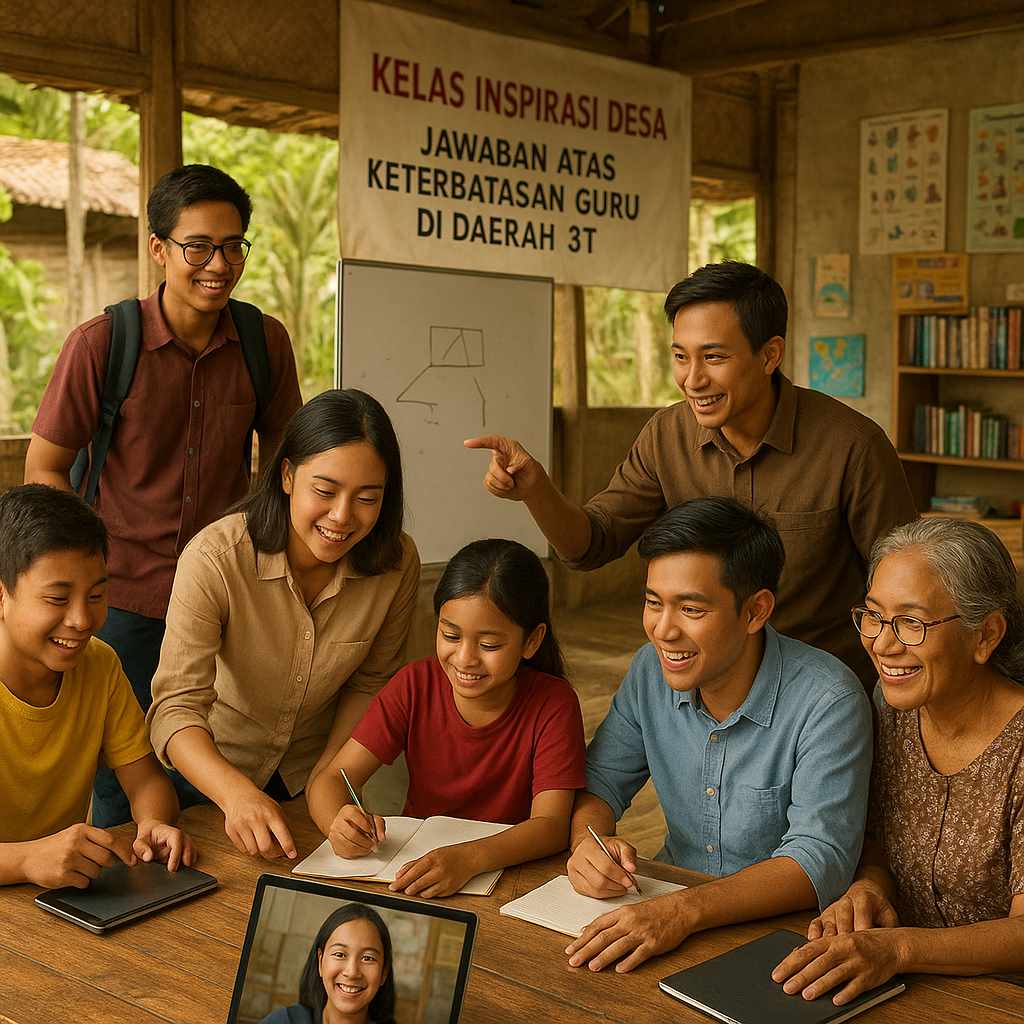 Kelas Inspirasi Desa: Jawaban atas Keterbatasan Guru di Daerah 3T