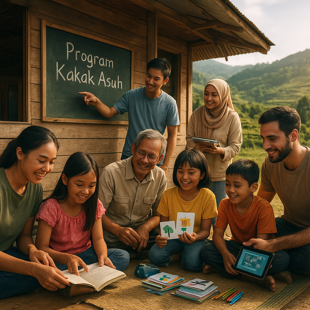 Program "Kakak Asuh": Dampingi Belajar Anak-anak di Daerah Terpencil