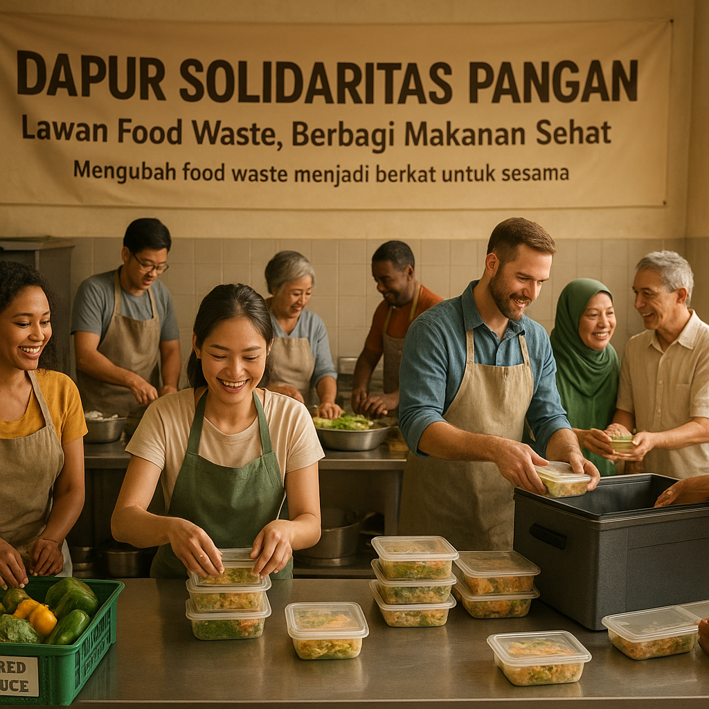 Dapur Solidaritas Pangan: Lawan Food Waste, Berbagi Makanan Sehat