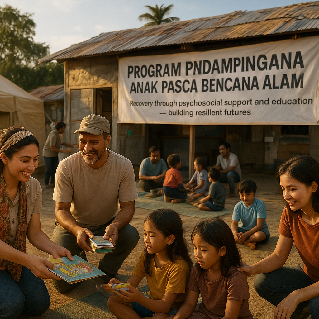 Program Pendampingan Anak Pasca Bencana Alam