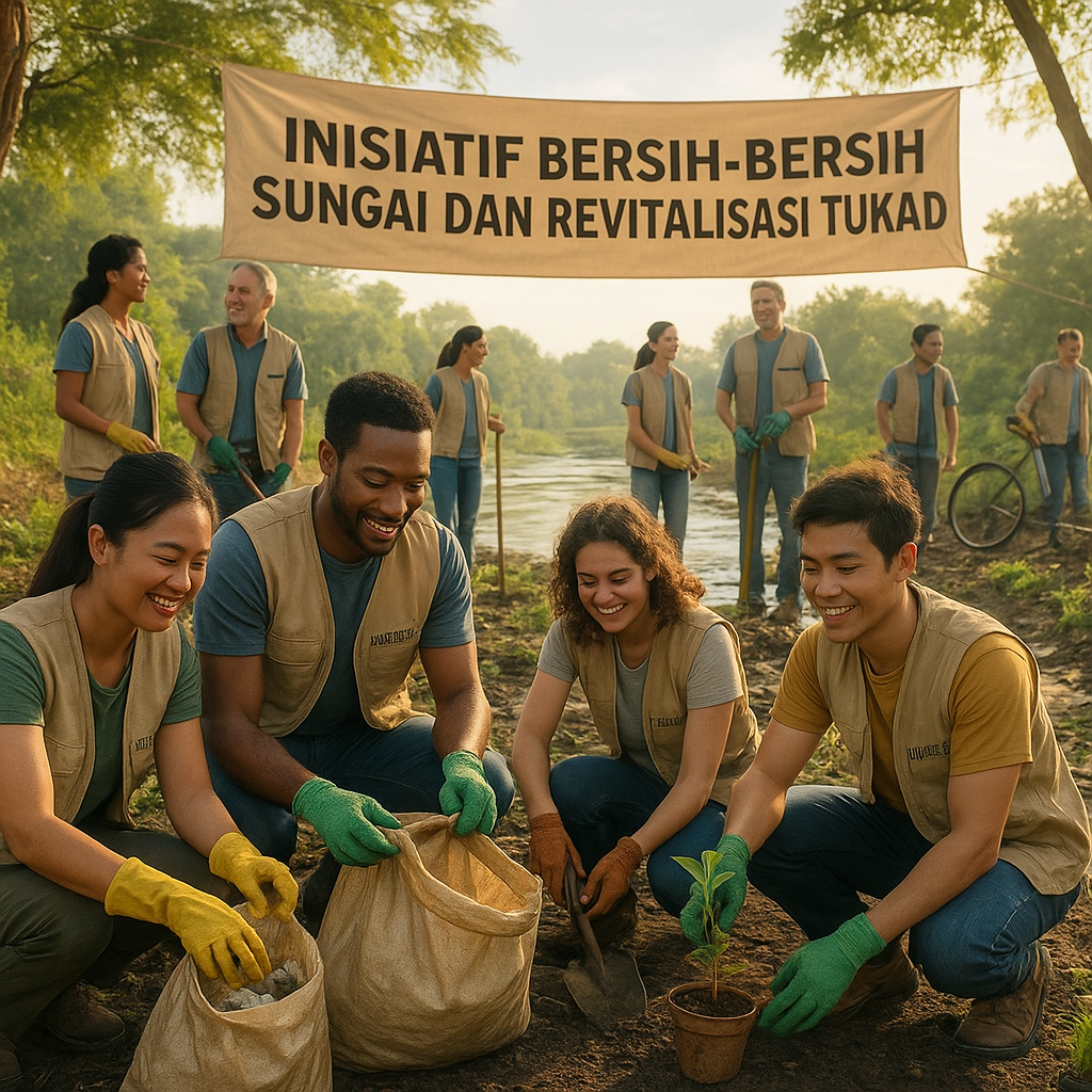 Inisiatif Bersih-Bersih Sungai dan Revitalisasi Tukad