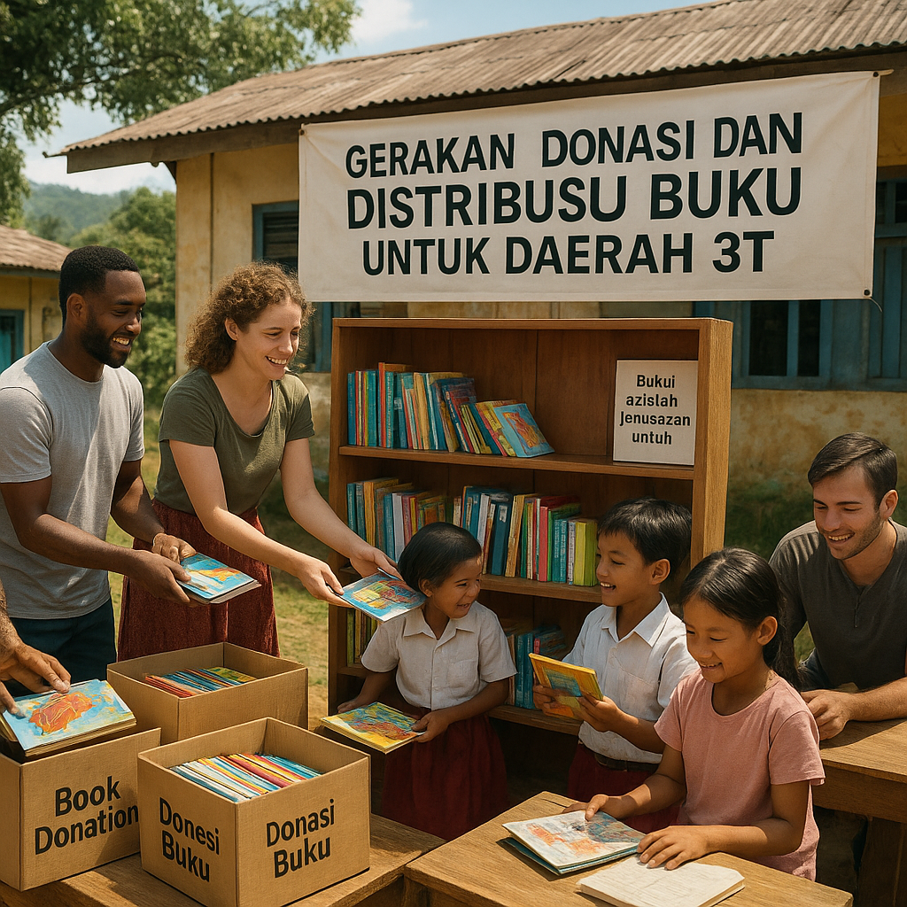 Gerakan Donasi dan Distribusi Buku untuk Daerah 3T