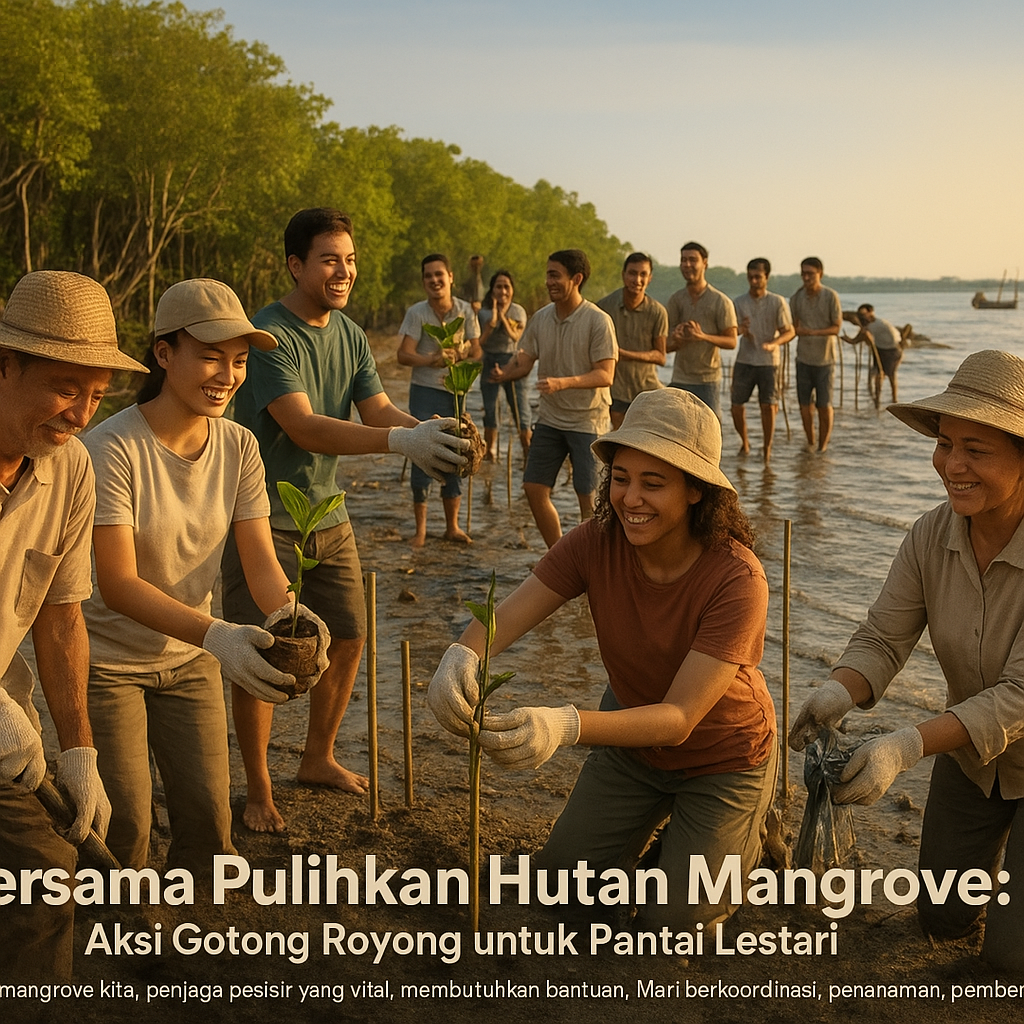 Bersama Pulihkan Hutan Mangrove: Aksi Gotong Royong untuk Pantai Lestari