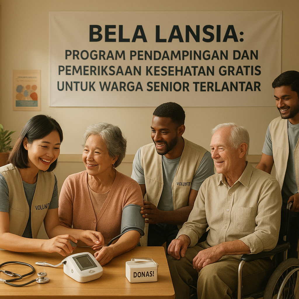 Bela Lansia: Program Pendampingan dan Pemeriksaan Kesehatan Gratis untuk Warga Senior Terlantar