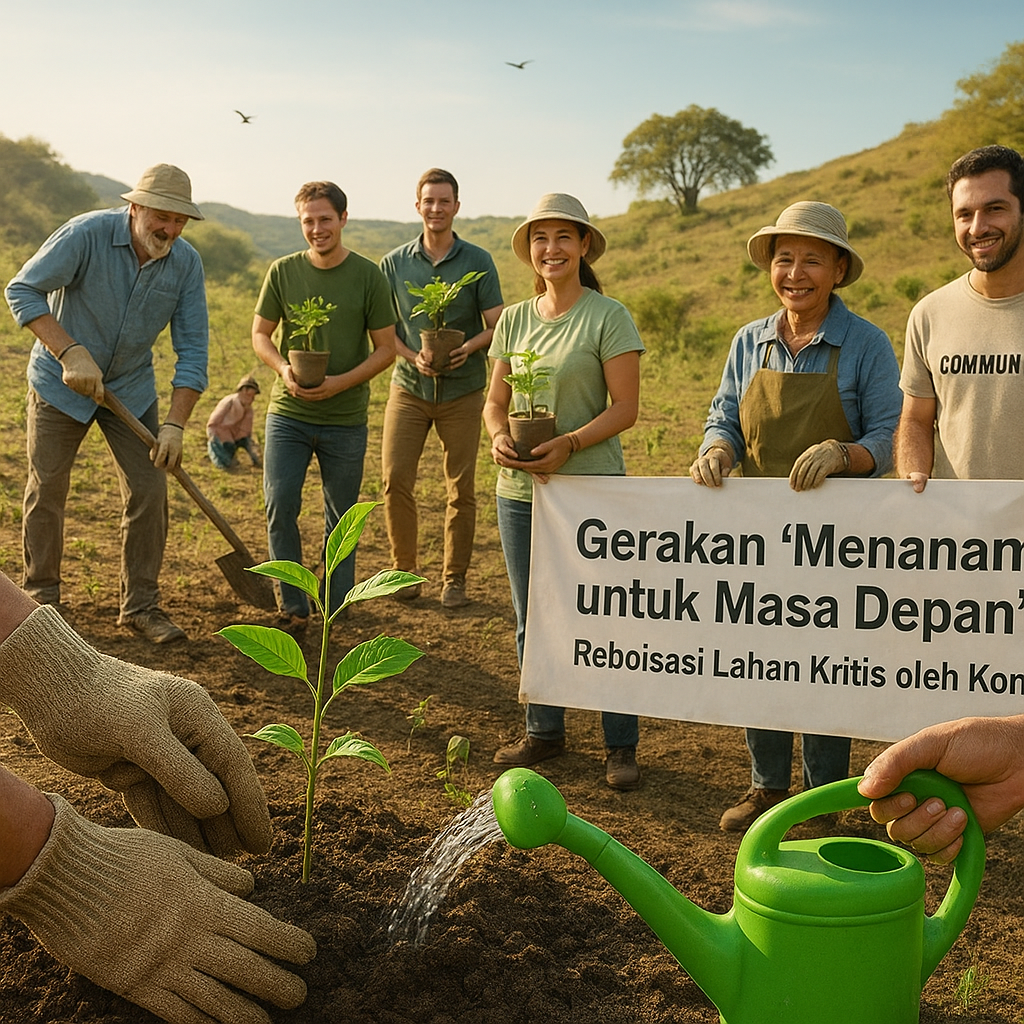 Gerakan 'Menanam untuk Masa Depan': Reboisasi Lahan Kritis oleh Komunitas
