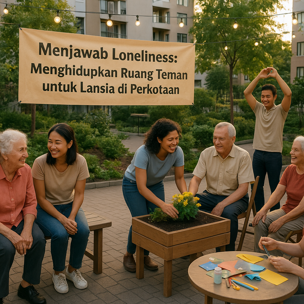Menjawab Loneliness: Menghidupkan Ruang Teman untuk Lansia di Perkotaan
