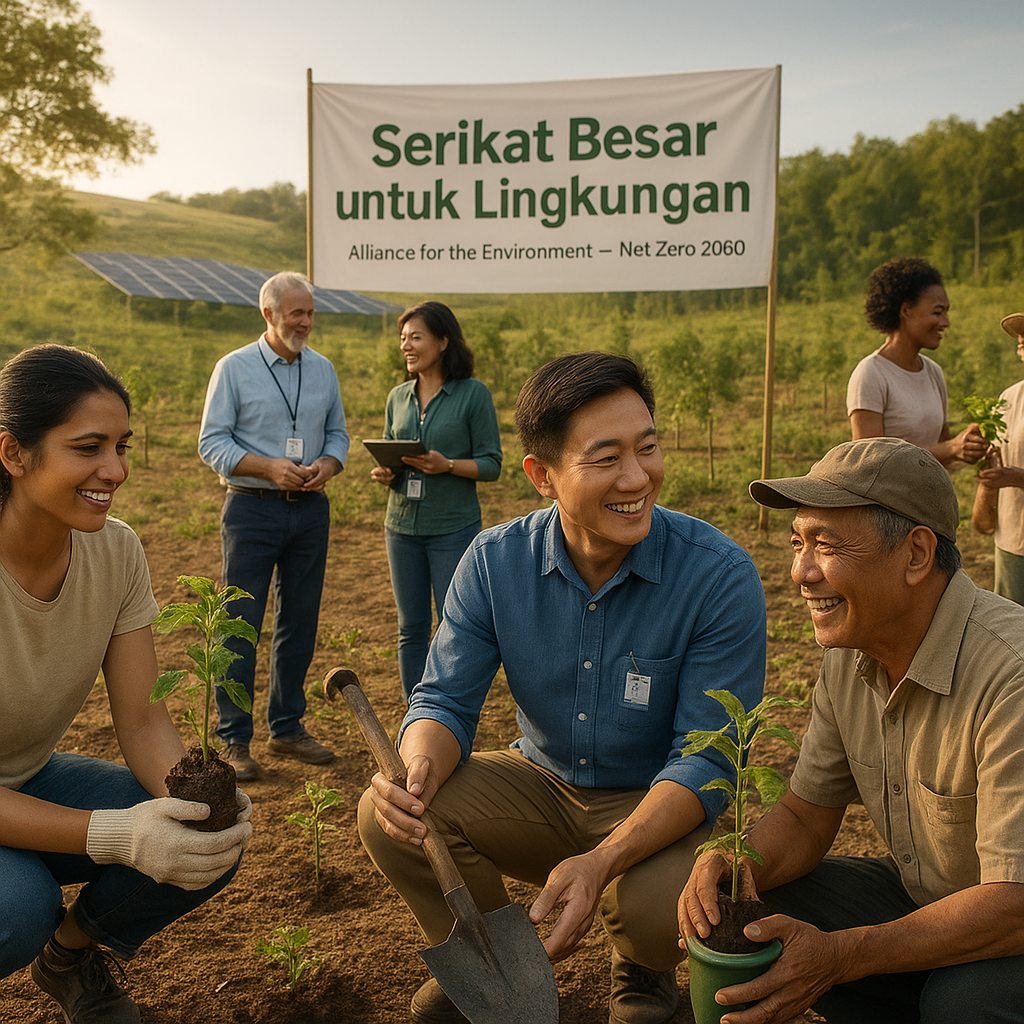 Serikat Besar untuk Lingkungan: Kolaborasi Sektor Swasta, Pemerintah dan Komunitas untuk Mengurangi Emisi