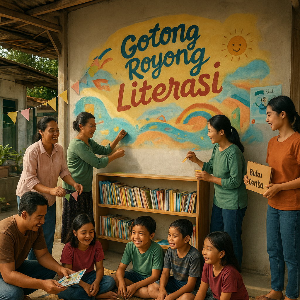 Gotong Royong Literasi: Menghidupkan Pojok Baca di Posyandu dan Pos Kamling