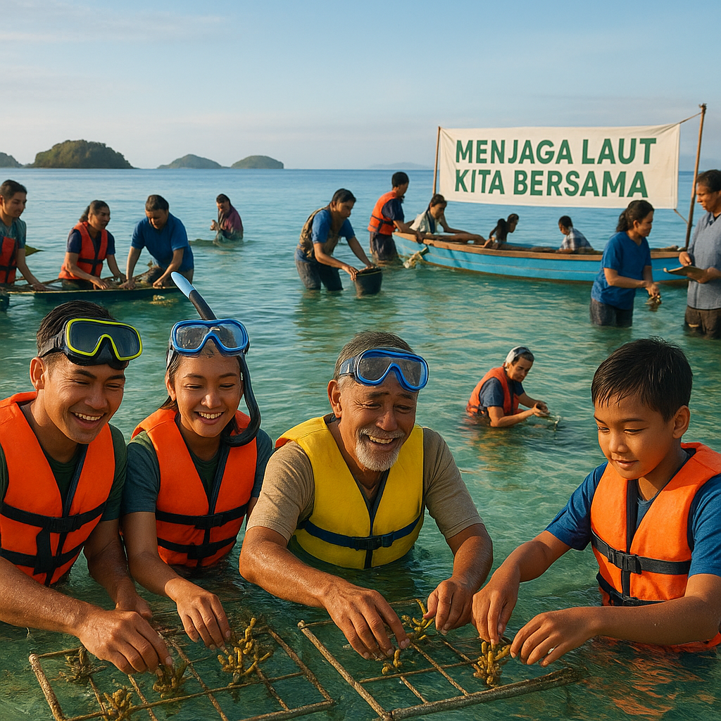 Menjaga Laut Kita Bersama: Gerakan Kolaborasi Pemulihan Ekosistem Terumbu Karang