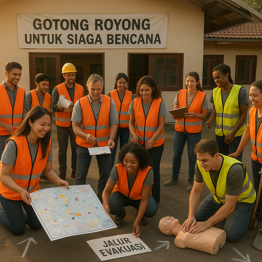 Gotong Royong untuk Siaga Bencana: Membangun Kapasitas Komunitas dalam Mitigasi dan Tanggap Darurat