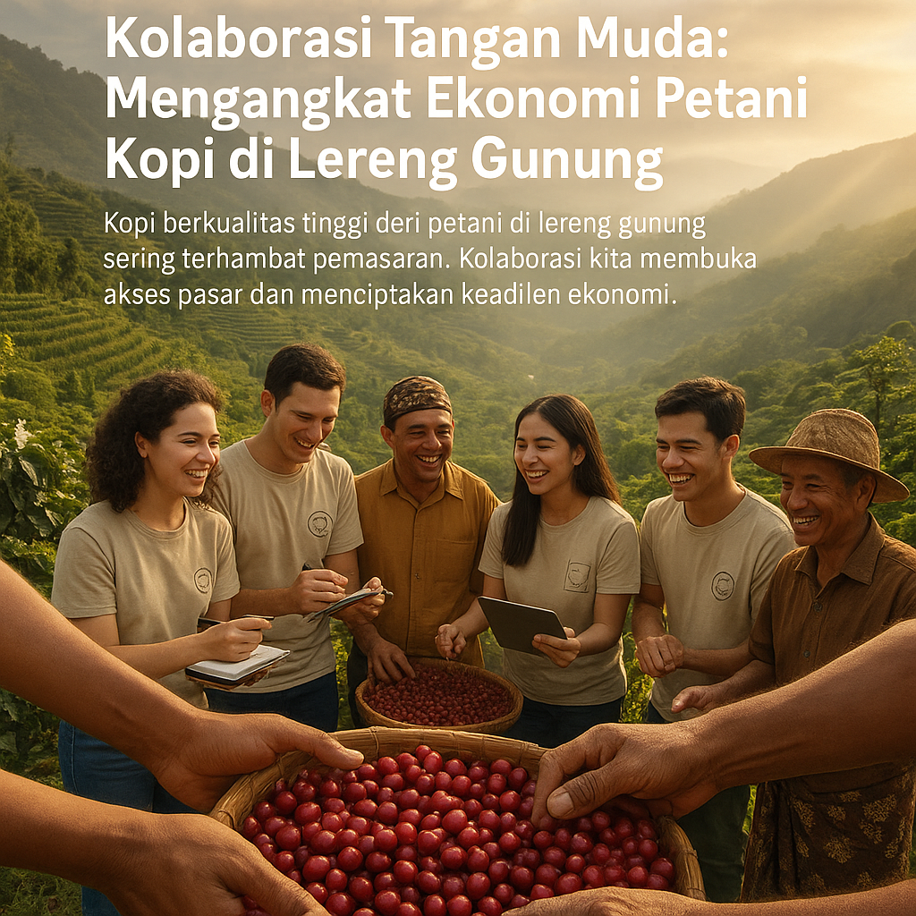 Kolaborasi Tangan Muda: Mengangkat Ekonomi Petani Kopi di Lereng Gunung