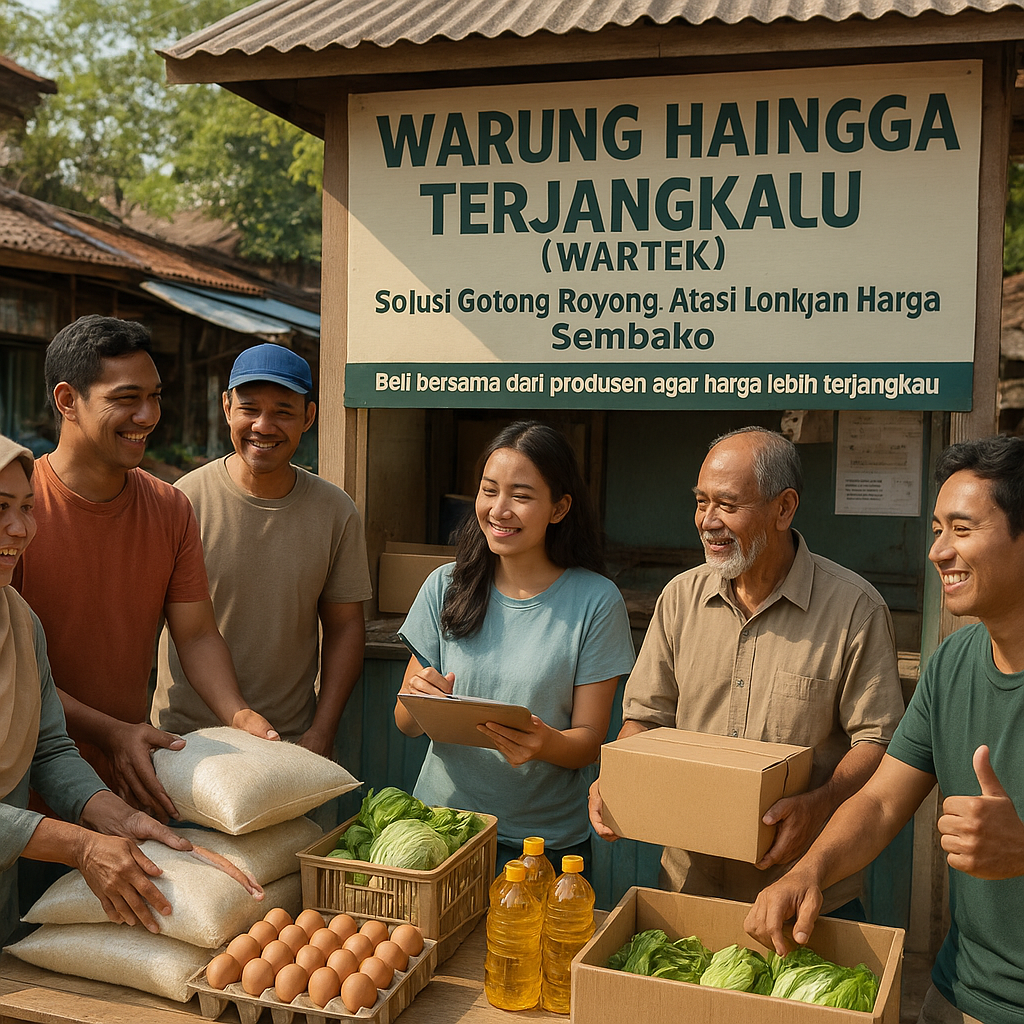 Warung Harga Terjangkau (Wartek): Solusi Gotong Royong Atasi Lonjakan Harga Sembako