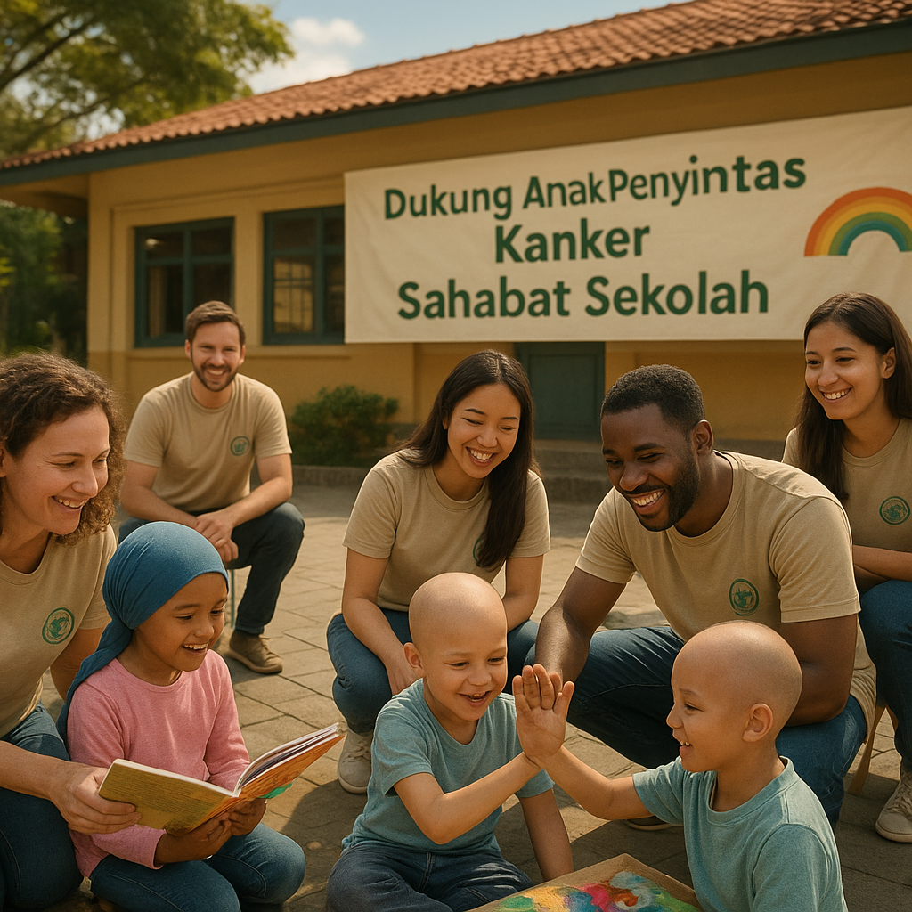 Dukung Anak Penyintas Kanker dengan Program 'Sahabat Sekolah' dan Pendampingan Psikososial