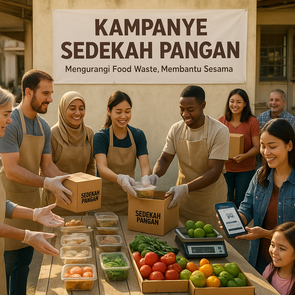 Kampanye 'Sedekah Pangan' untuk Atasi Food Waste dan Bantu Sesama