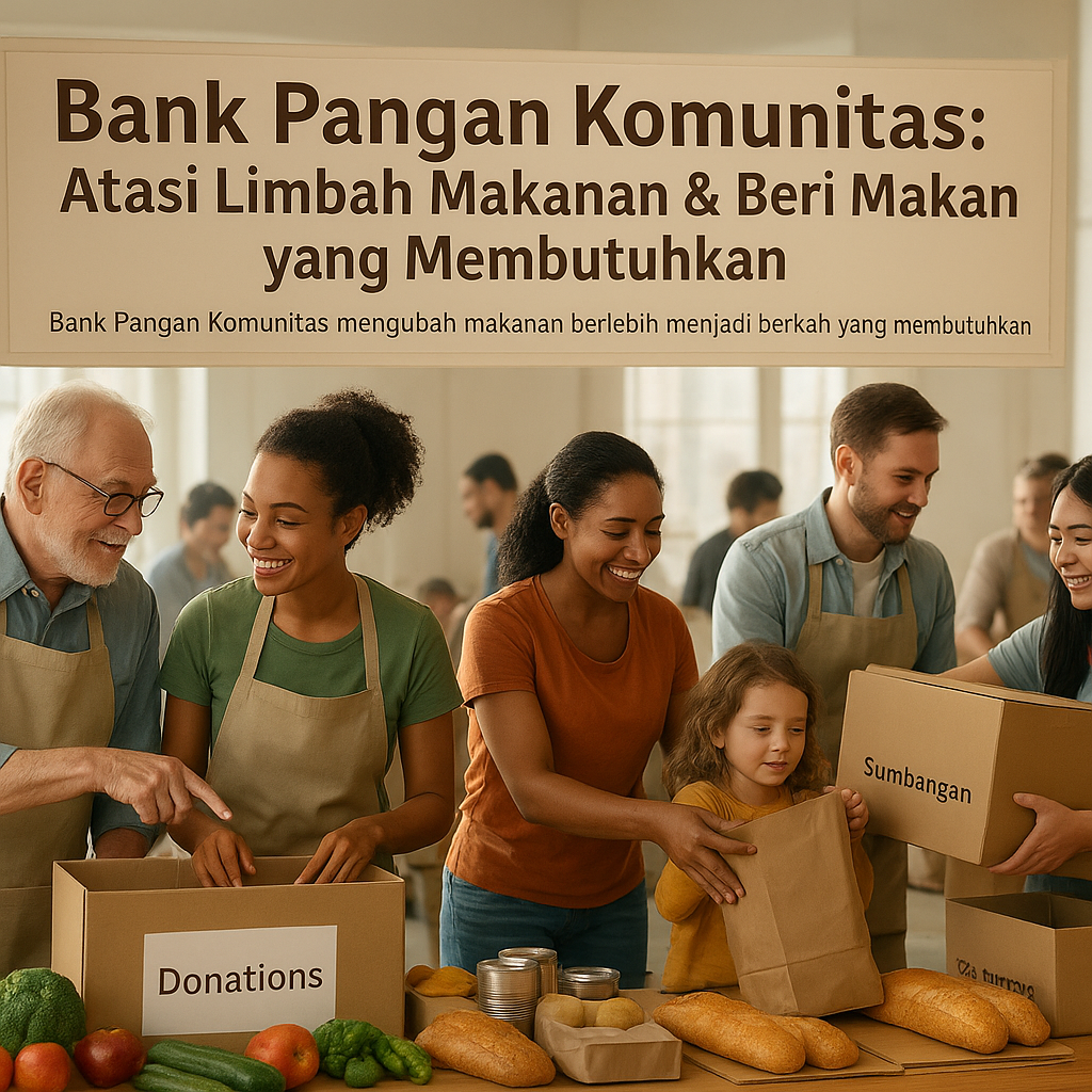 Bank Pangan Komunitas: Atasi Limbah Makanan & Beri Makan yang Membutuhkan