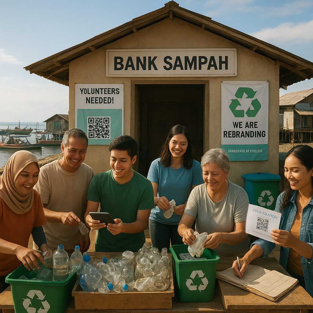 Bank Sampah di Kampung Nelayan Terancam Tutup, Butuh Pasukan Relawan untuk Rebranding dan Digitalisasi