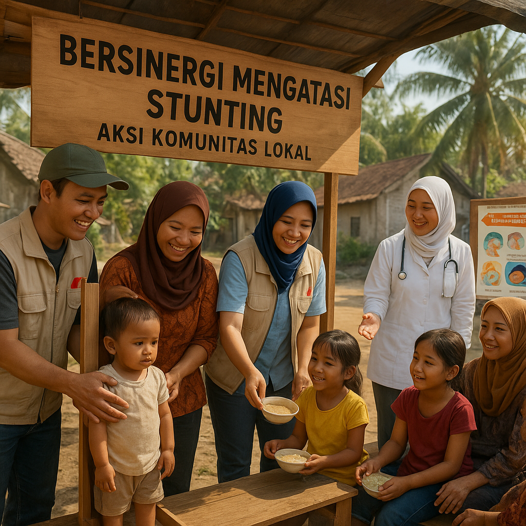 Bersinergi Mengatasi Stunting di Wilayah 3T: Aksi Konkret dari Komunitas Lokal