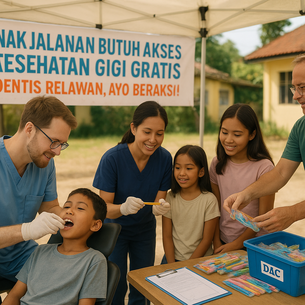 Anak Jalanan Butuh Akses Kesehatan Gigi Gratis - Dentis Relawan, Ayo Beraksi!