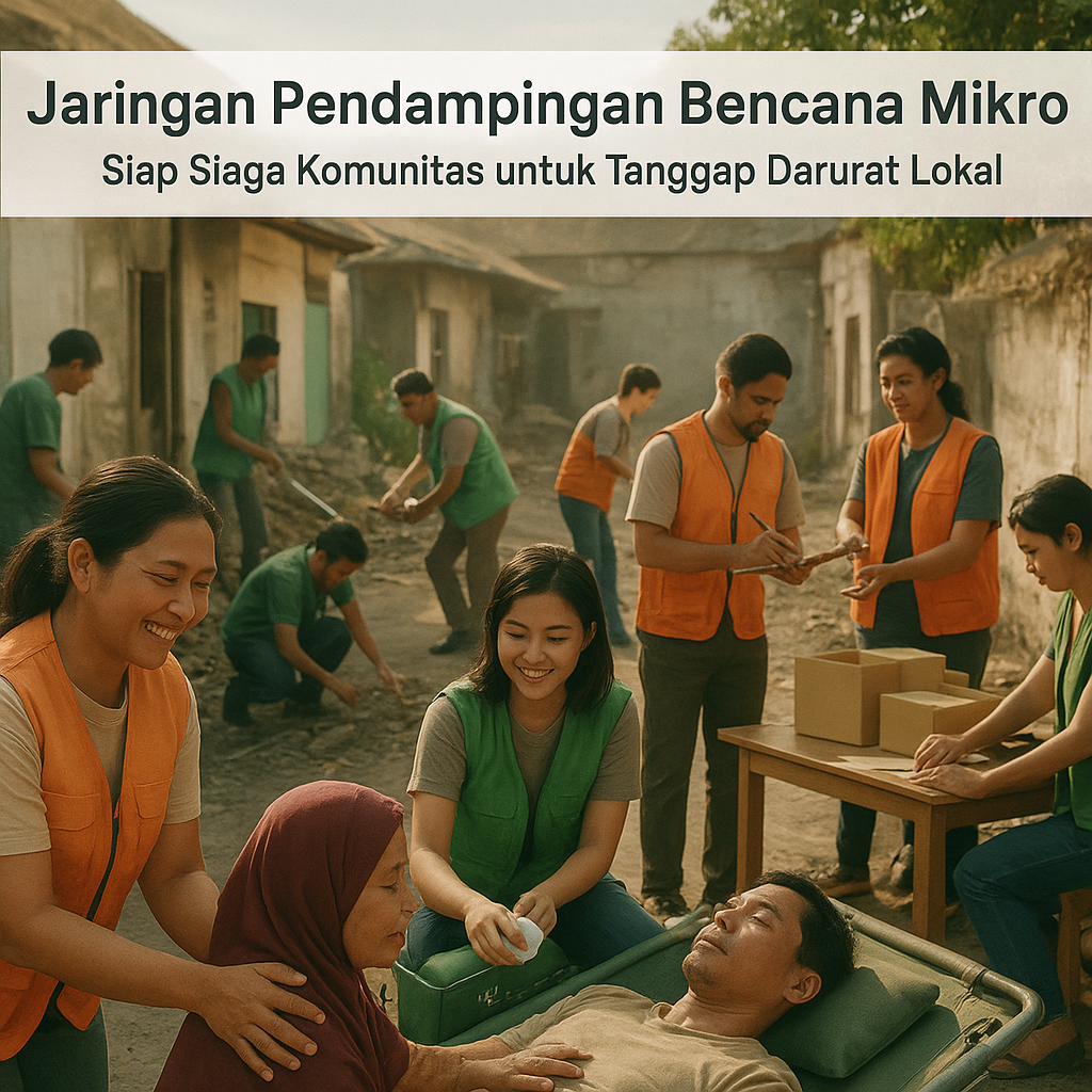 Jaringan Pendampingan Bencana Mikro: Siap Siaga Komunitas untuk Tanggap Darurat Lokal
