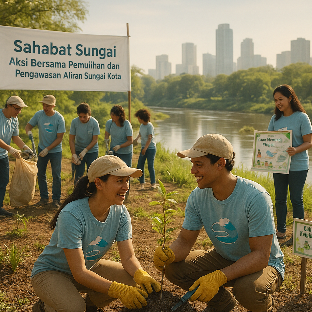 Sahabat Sungai: Aksi Bersama Pemulihan dan Pengawasan Aliran Sungai Kota