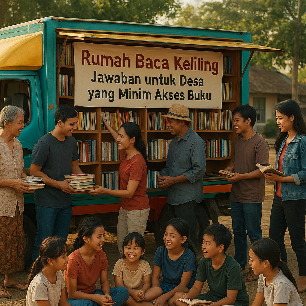 Rumah Baca Keliling: Jawaban untuk Desa yang Minim Akses Buku