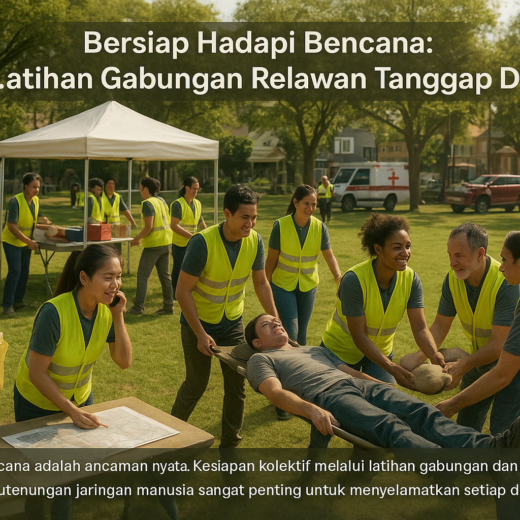 Bersiap Hadapi Bencana: Latihan Gabungan Relawan Tanggap Darurat