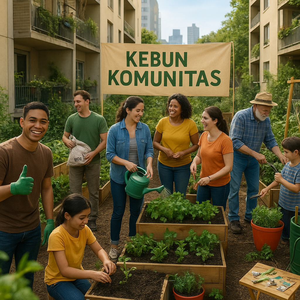 Inisiatif "Kebun Komunitas" untuk Ketahanan Pangan di Perkotaan