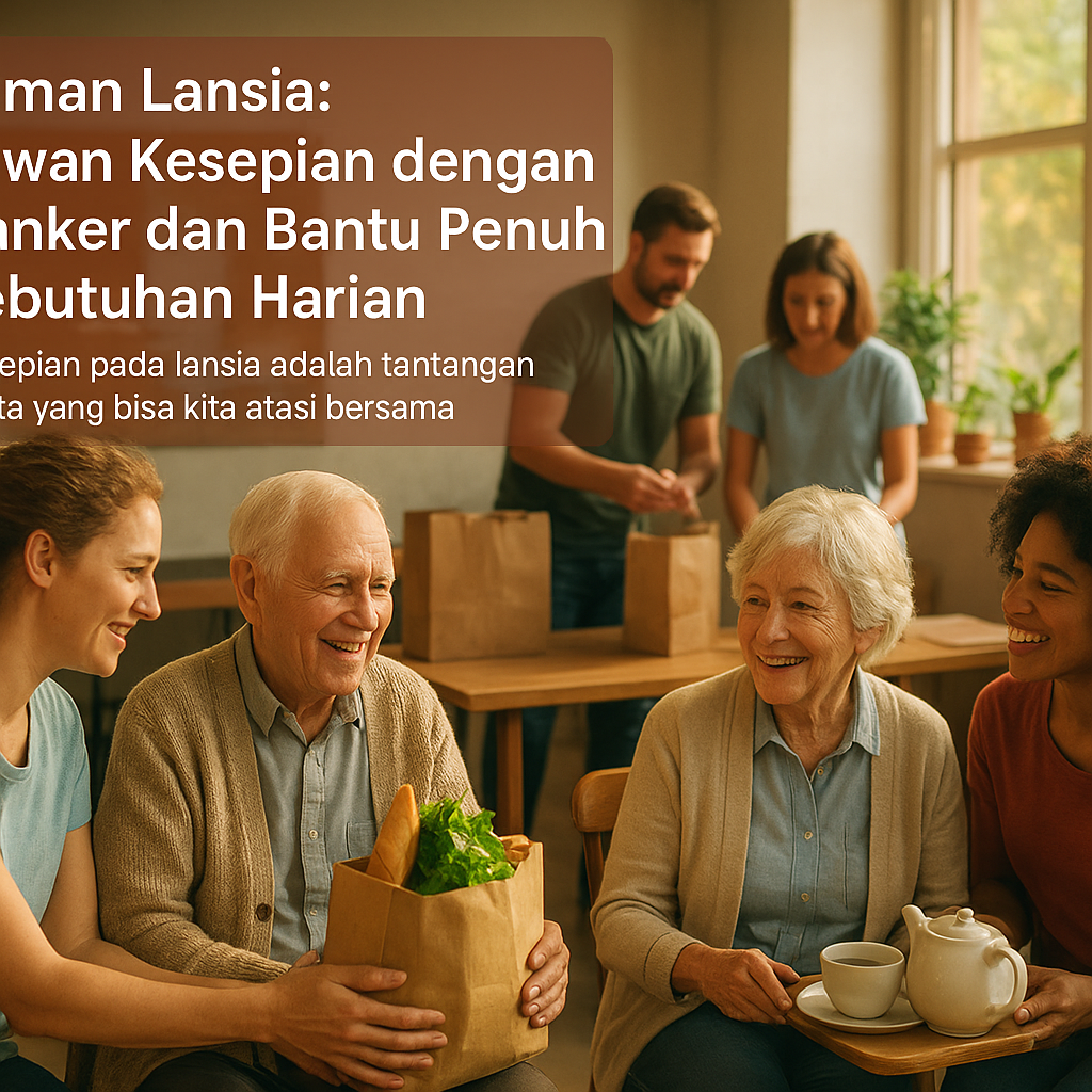 Teman Lansia: Lawan Kesepian dengan Kunker dan Bantu Penuhi Kebutuhan Harian