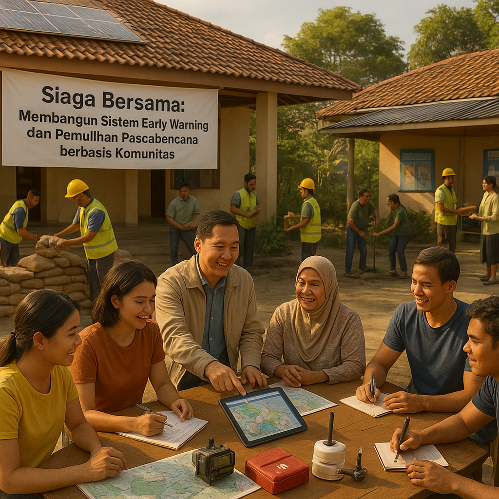 Siaga Bersama: Membangun Sistem Early Warning dan Pemulihan Pascabencana berbasis Komunitas