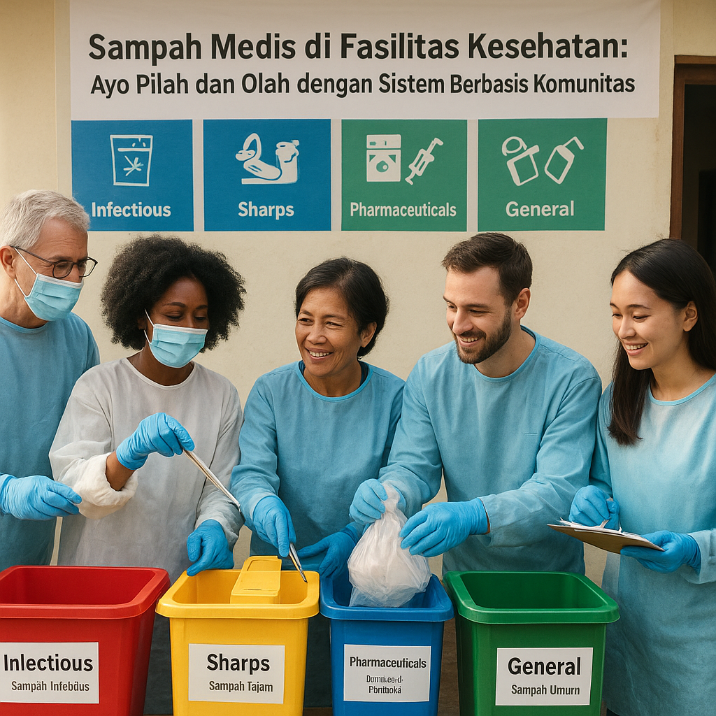 Sampah Medis di Fasilitas Kesehatan: Ayo Pilah dan Olah dengan Sistem Berbasis Komunitas