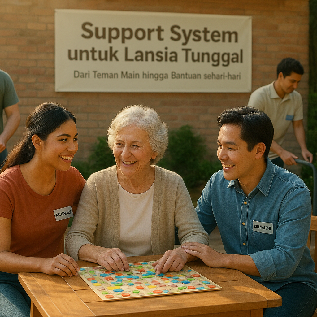 Support System untuk Lansia Tunggal: Dari Teman Main hingga Bantuan sehari-hari