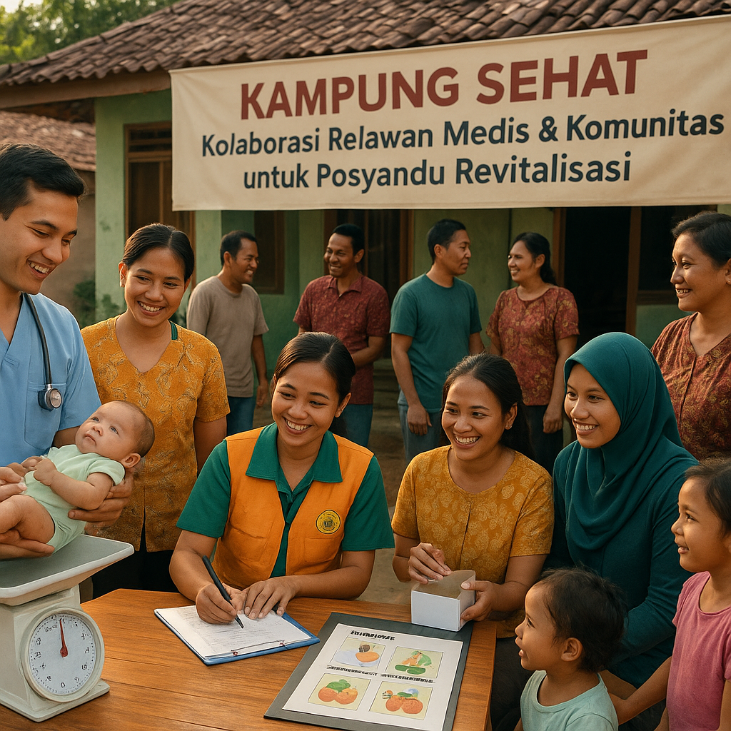 Kampung Sehat: Kolaborasi Relawan Medis & Komunitas untuk Posyandu Revitalisasi