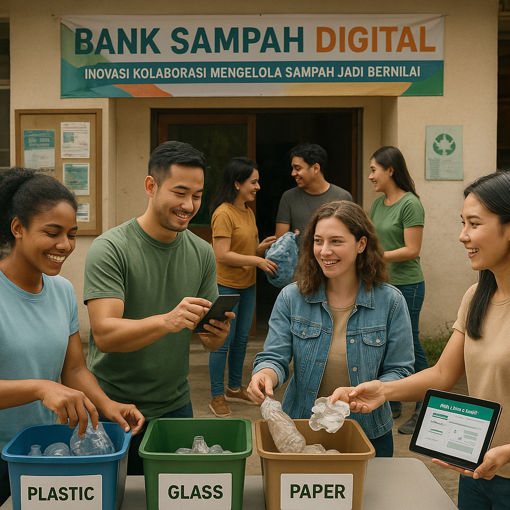 Bank Sampah Digital: Inovasi Kolaborasi Mengelola Sampah jadi Bernilai