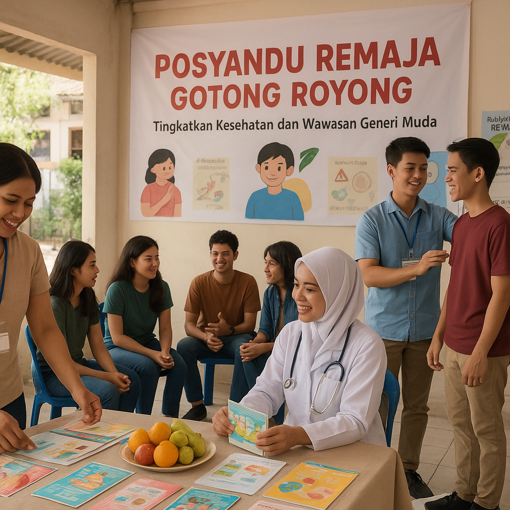 Posyandu Remaja Gotong Royong: Tingkatkan Kesehatan dan Wawasan Generasi Muda