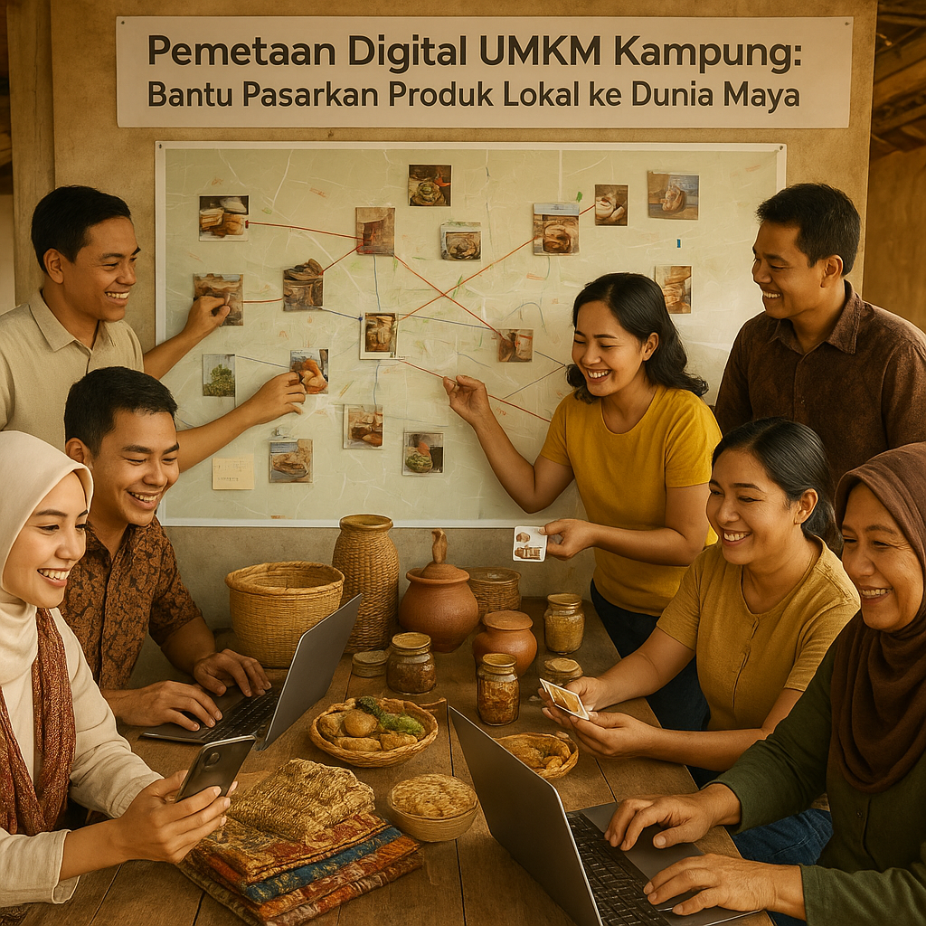 Pemetaan Digital UMKM Kampung: Bantu Pasarkan Produk Lokal ke Dunia Maya
