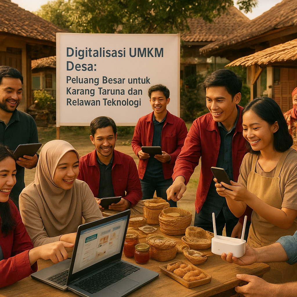 Digitalisasi UMKM Desa: Peluang Besar untuk Karang Taruna dan Relawan Teknologi loading='lazy' 