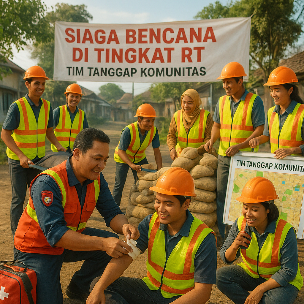 Siaga Bencana di Tingkat RT: Bentuk 'Tim Tanggap Komunitas' dengan Pelatihan Dasar