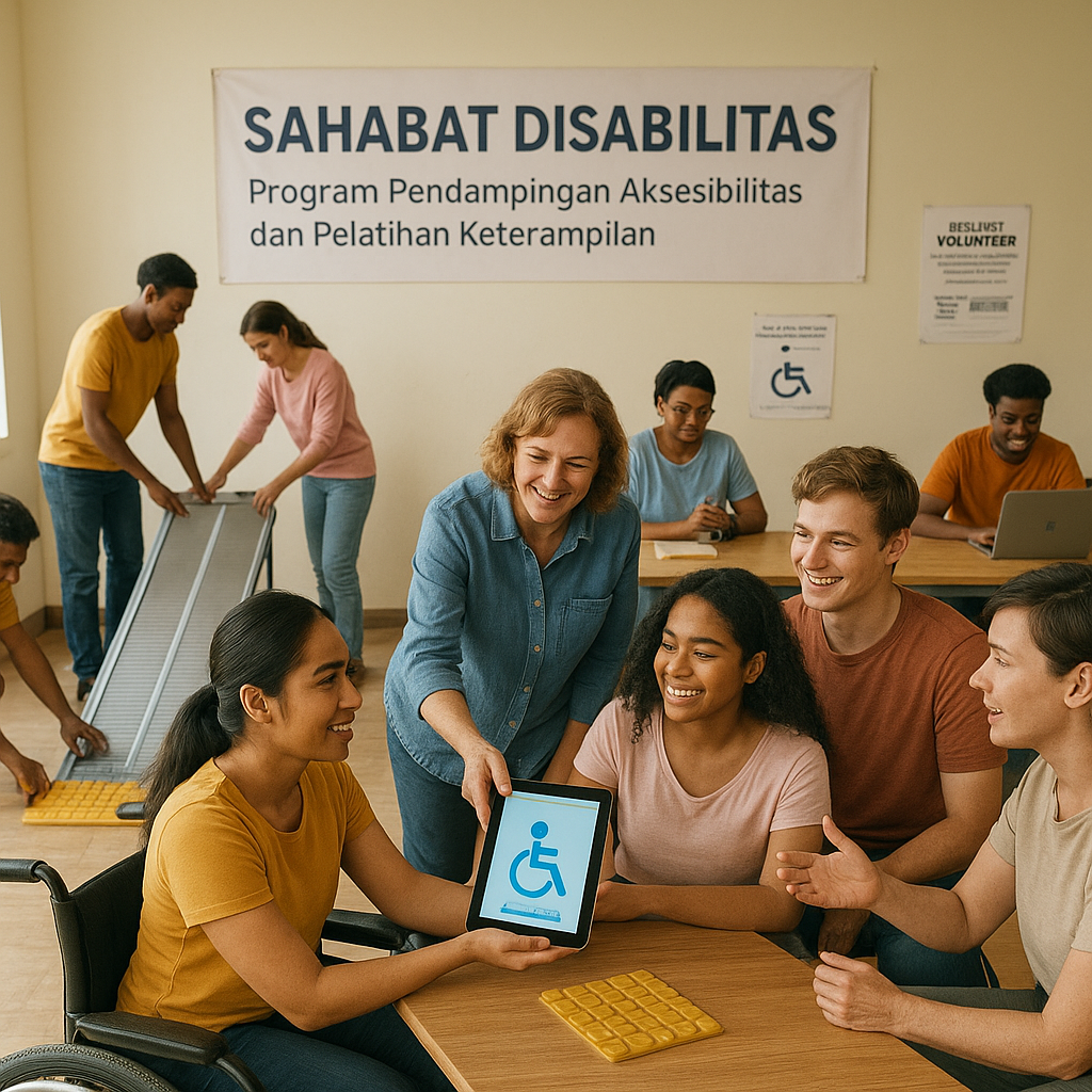 Sahabat Disabilitas: Program Pendampingan Aksesibilitas dan Pelatihan Keterampilan