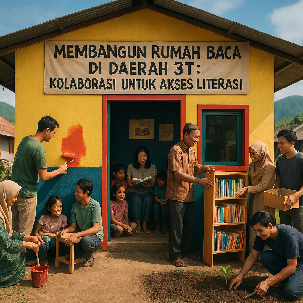 Membangun Rumah Baca di Daerah 3T: Kolaborasi untuk Akses Literasi