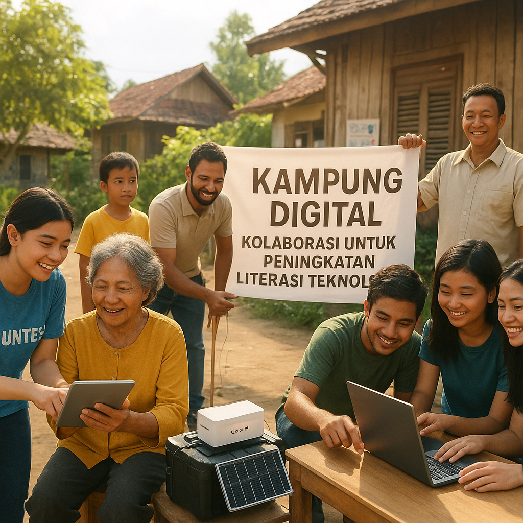 Kampung Digital: Kolaborasi untuk Peningkatan Literasi Teknologi