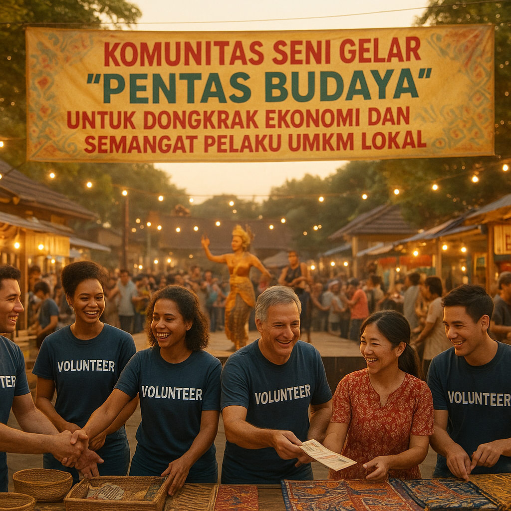 Komunitas Seni Gelar 'Pentas Budaya' untuk Dongkrak Ekonomi dan Semangat Pelaku UMKM Lokal