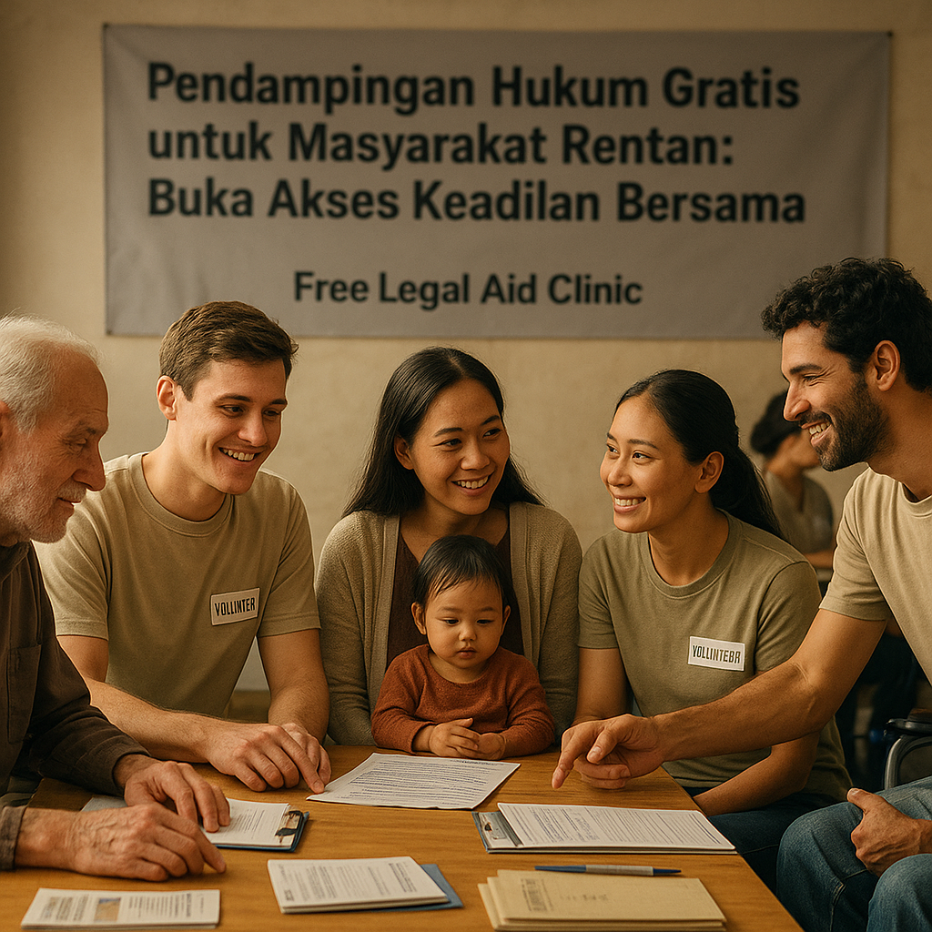 Pendampingan Hukum Gratis untuk Masyarakat Rentan: Buka Akses Keadilan Bersama