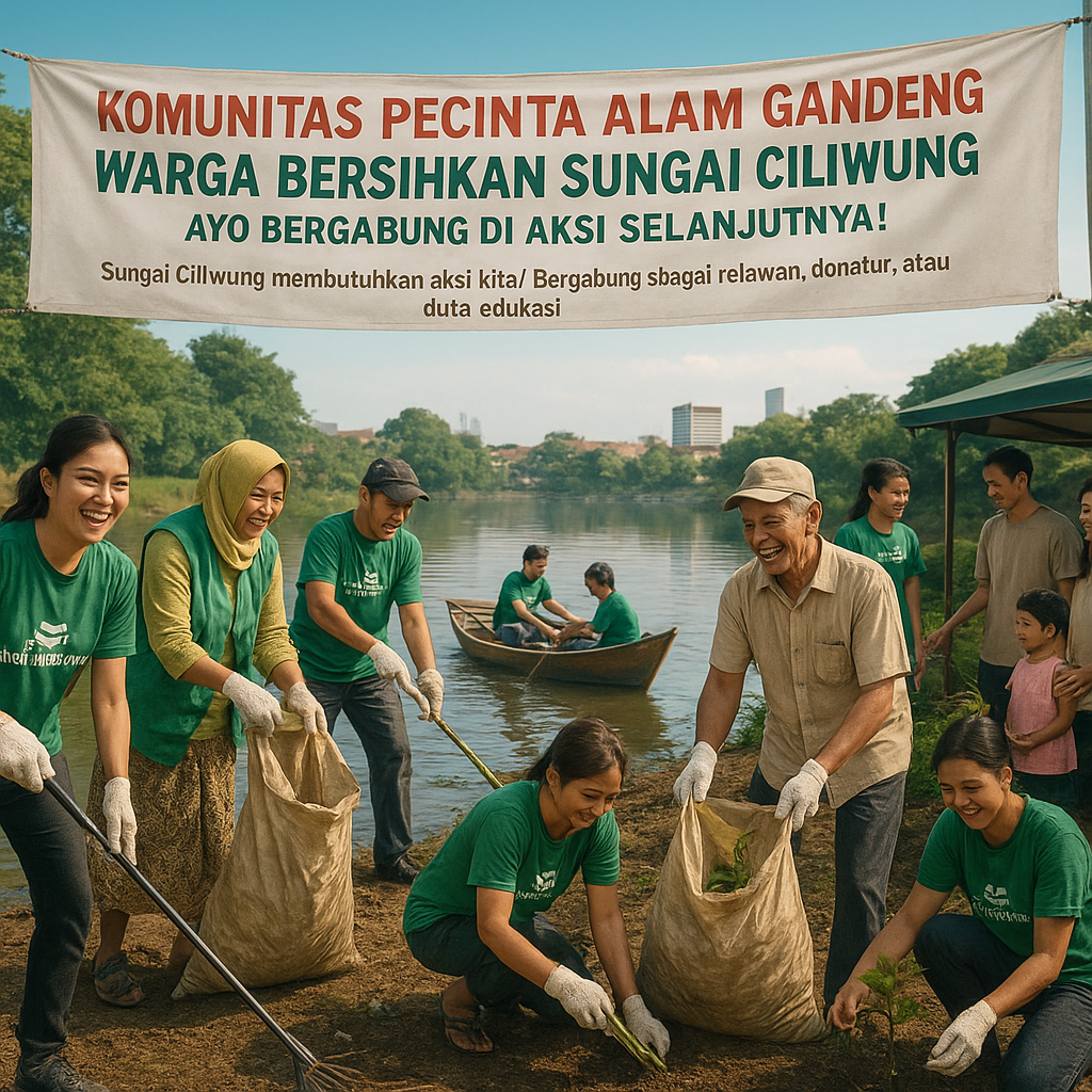 Komunitas Pecinta Alam Gandeng Warga Bersihkan Sungai Ciliwung, Ayo Bergabung di Aksi Selanjutnya!